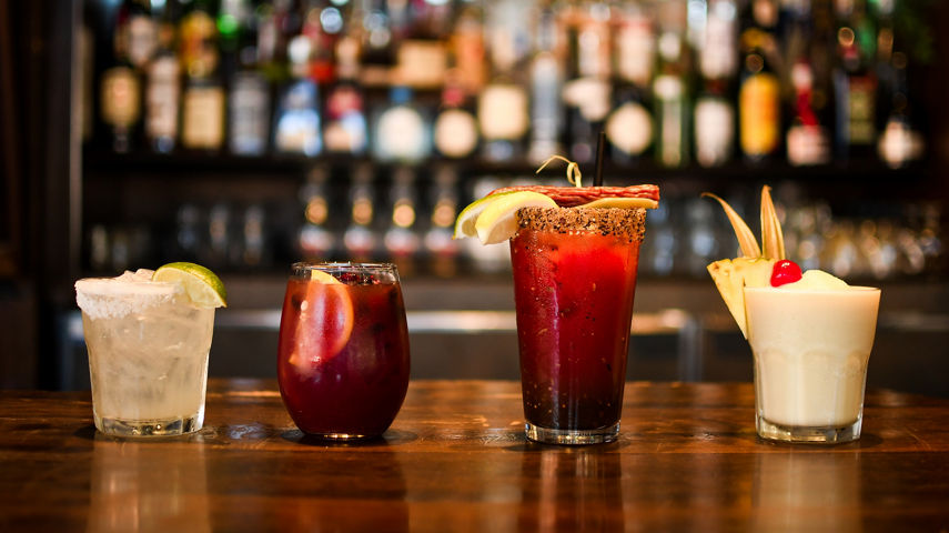 Cocktail Lineup at Garibaldi Lift Co. Bar & Grill at Whistler Blackcomb