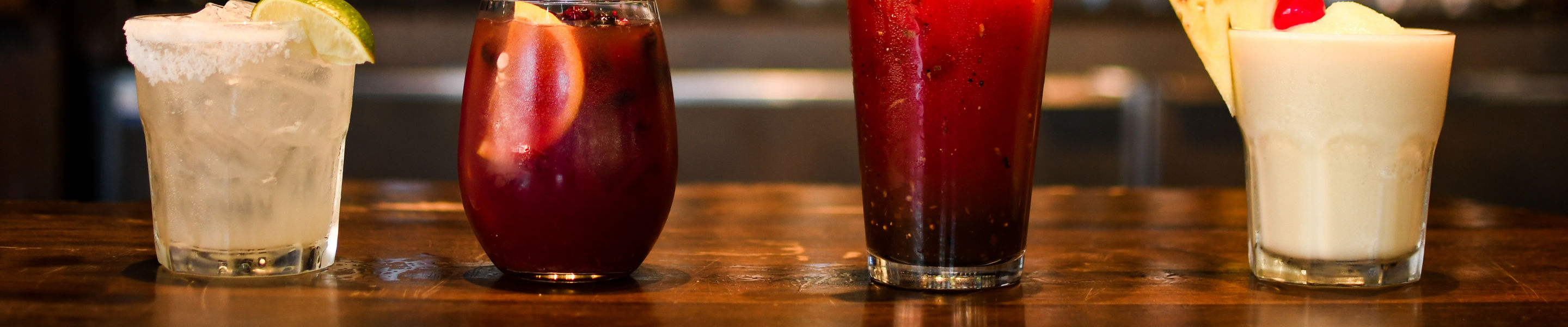 Cocktail Lineup at Garibaldi Lift Co. Bar & Grill at Whistler Blackcomb