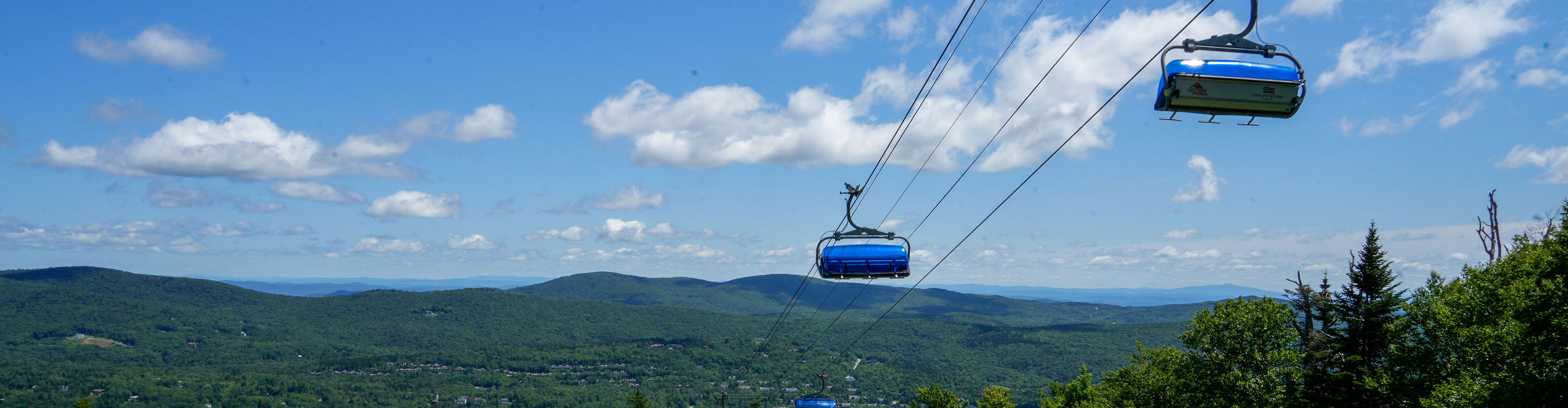 Summer Scenic Landscape at Mount Snow