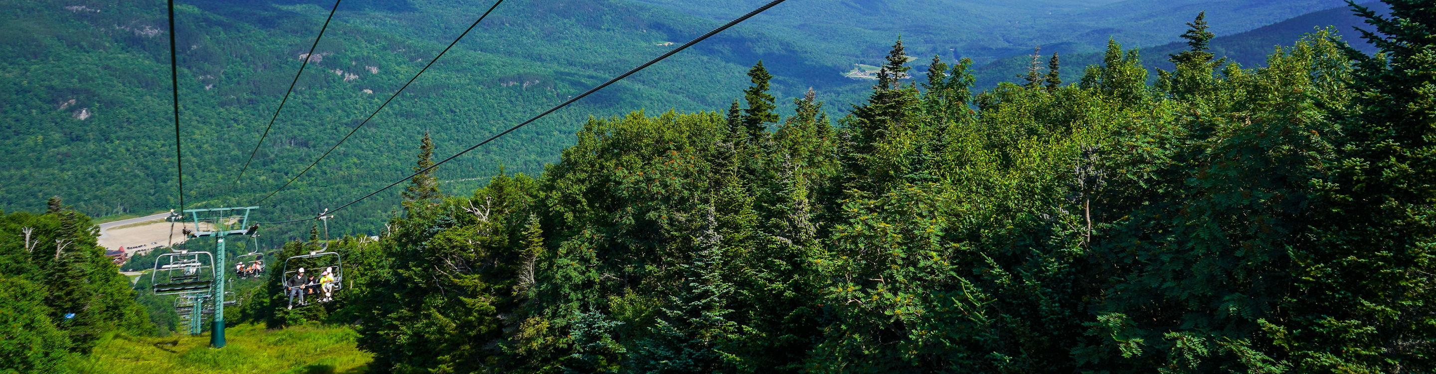 Summer Scenic Shot of Chairlift at Wildcat