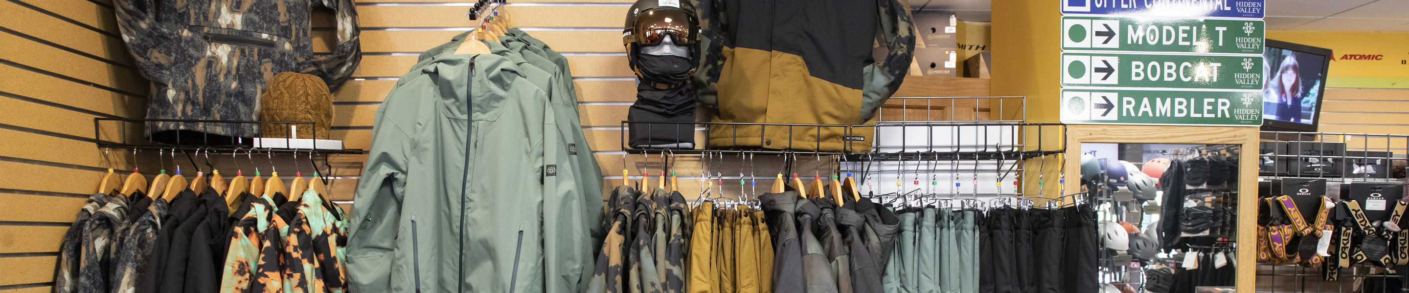 Interior of Hidden Valley PA Ski Shop