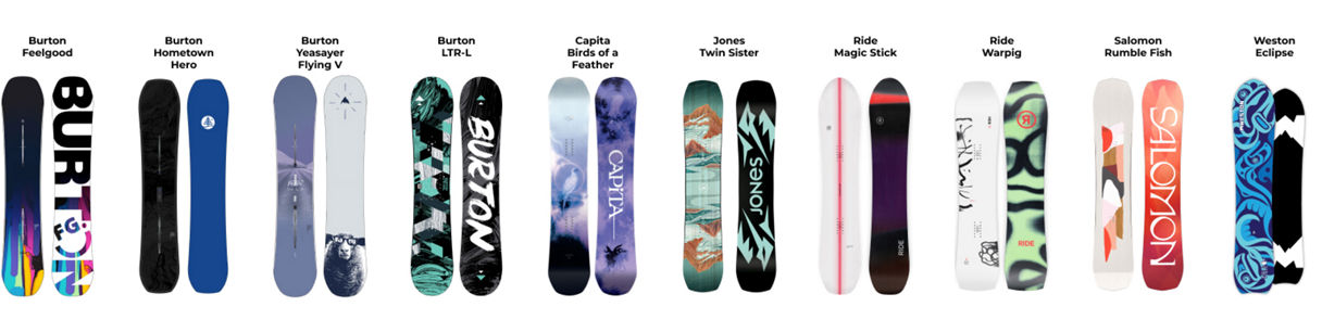 Epic Pass Gear Product Image of Womens Snowboards