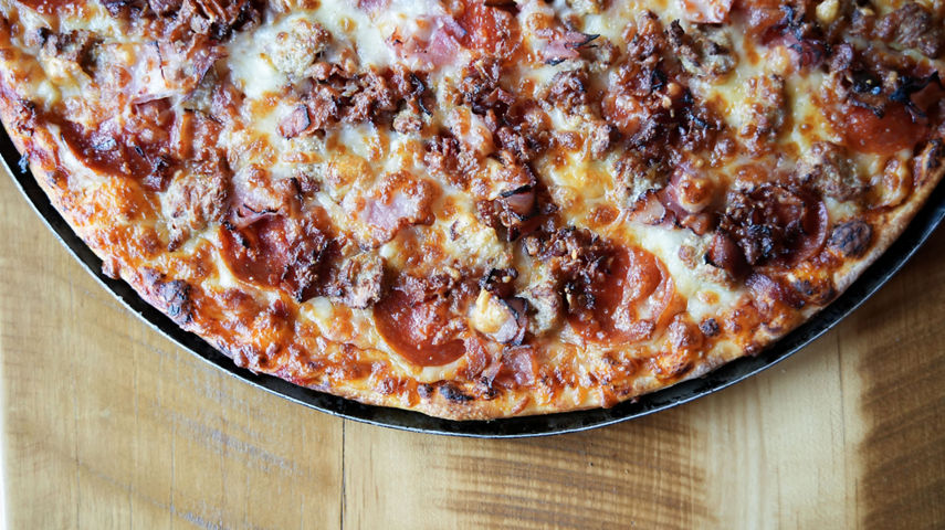 Pizza at Seven Springs Mountain Pizza