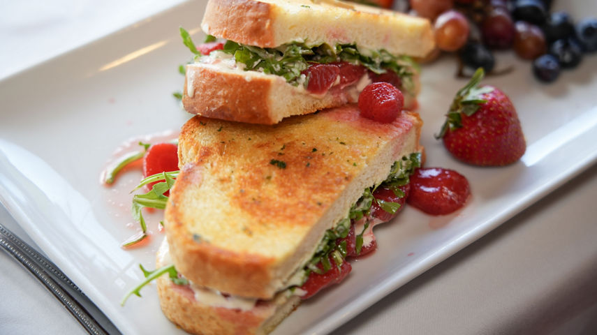 Lunch at Seven Springs Slopeside Restaurant