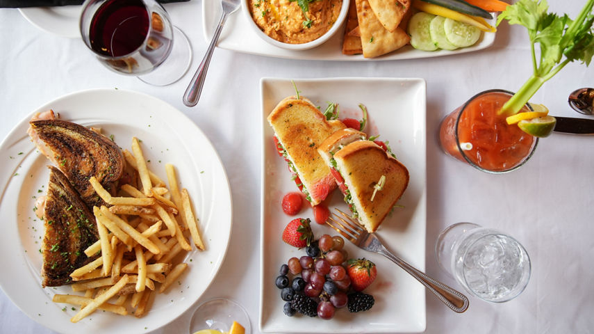 Lunch at Seven Springs Slopeside Restaurant