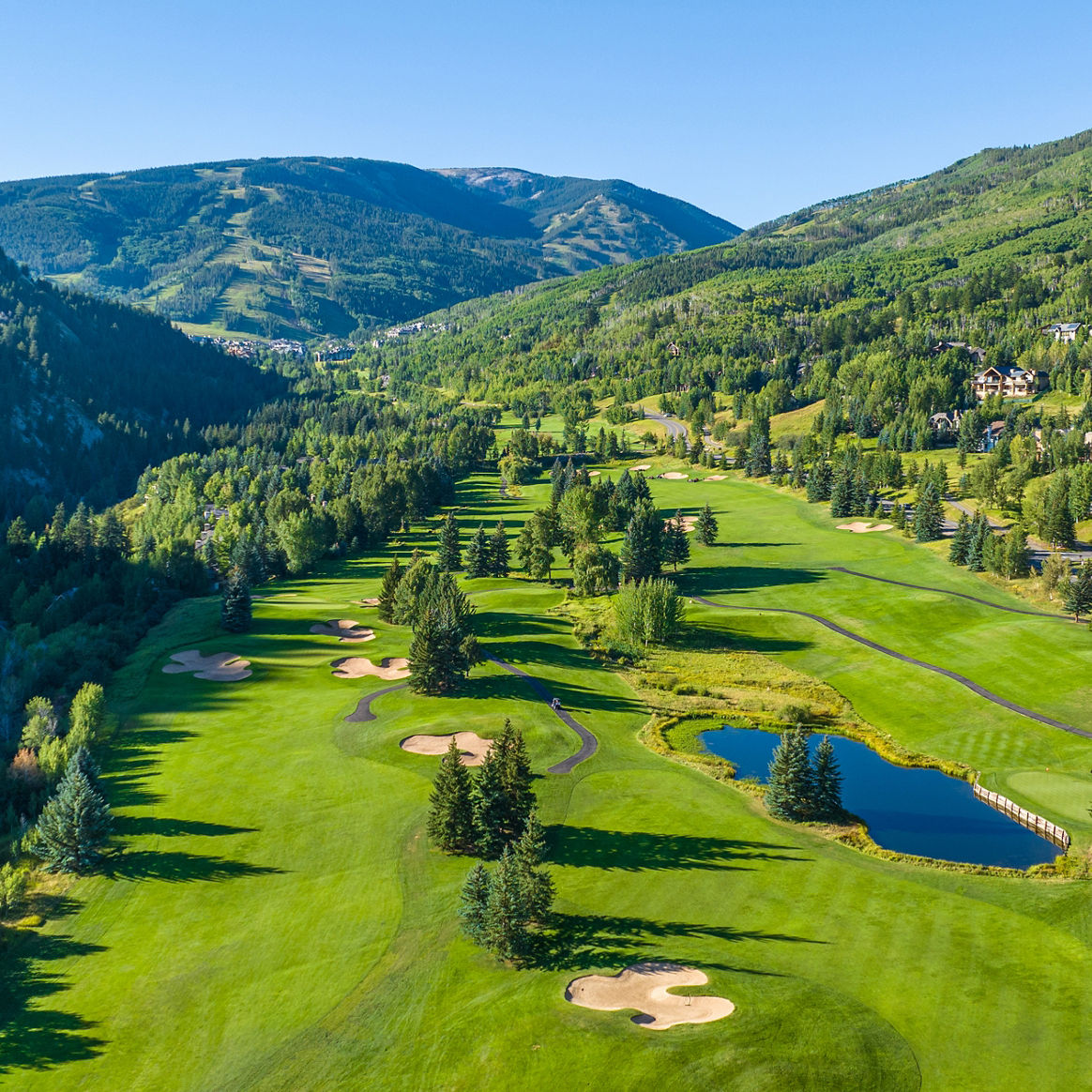 Aerial View of Beaver Creek Golf Course