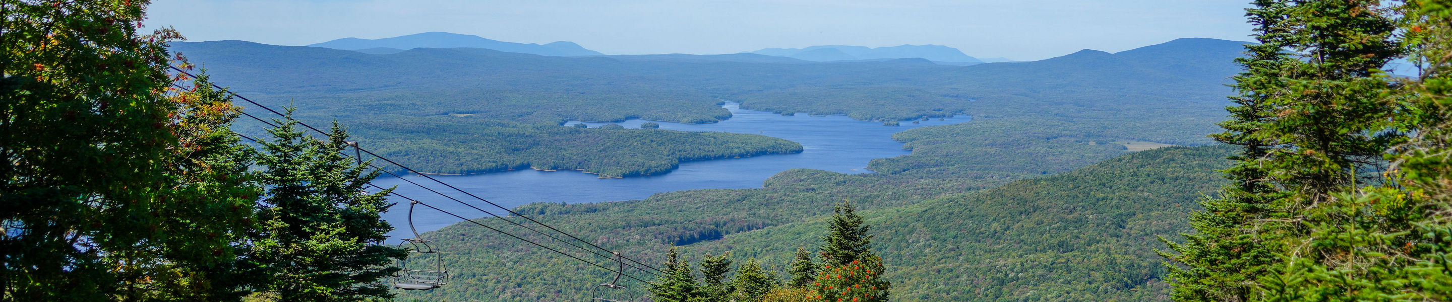Summer Scenic Landscape at Mount Snow