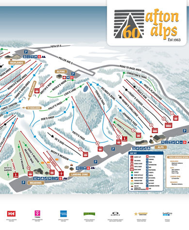 Afton Alps Winter 2023-2024 Trail Map