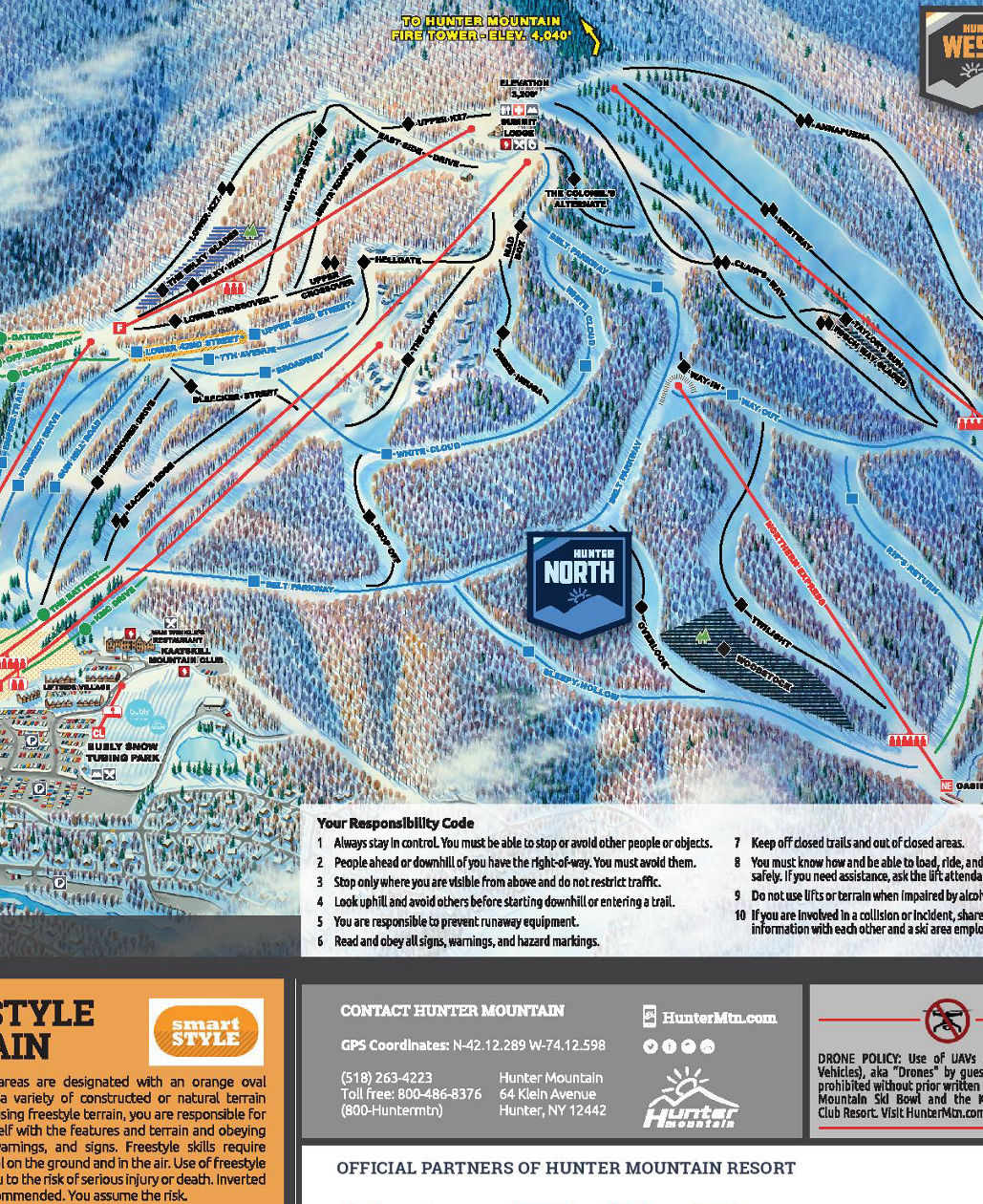 Winter Trail Map  Ski & Ride at Panorama Mountain Resort