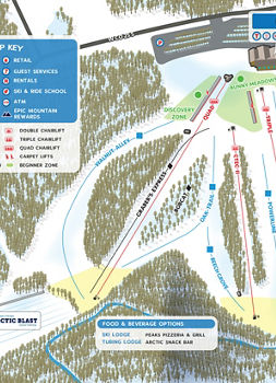 Paoli Peaks Winter 2023-24 Trail Map