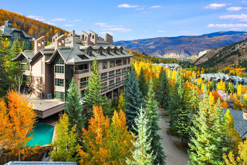 Fall Exterior of Pines Lodge at Beaver Creek
