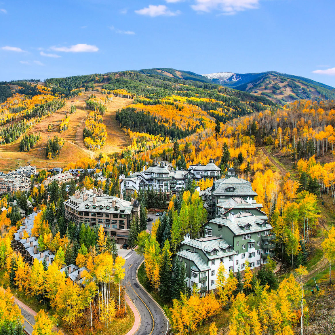 Aerial Fall View at Beaver Creek