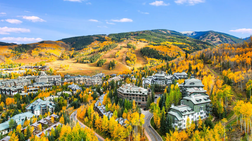 Aerial Fall View at Beaver Creek