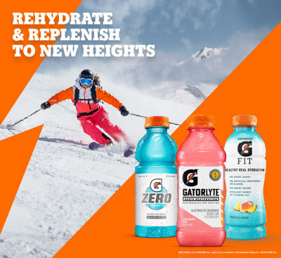 Gatorade Zero, Gatorlyte, and G Fit Promo Image