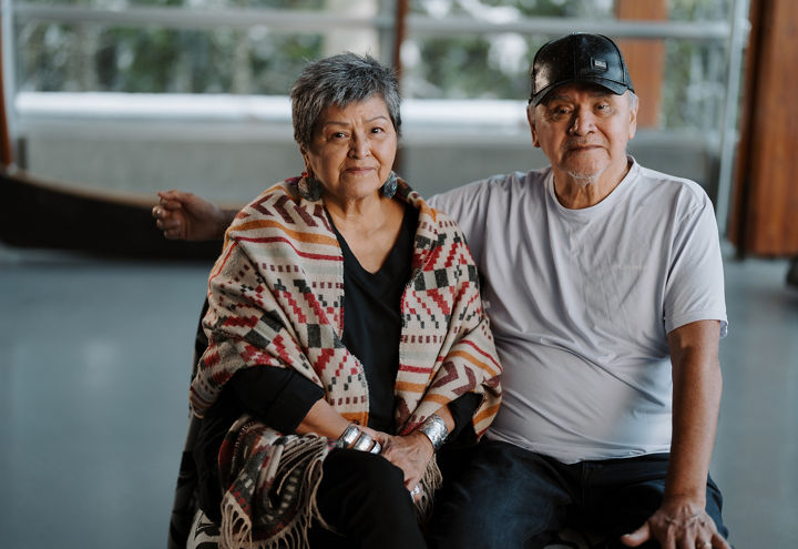 Chief Janice George and Buddy Jordan at Whistler Blackcomb