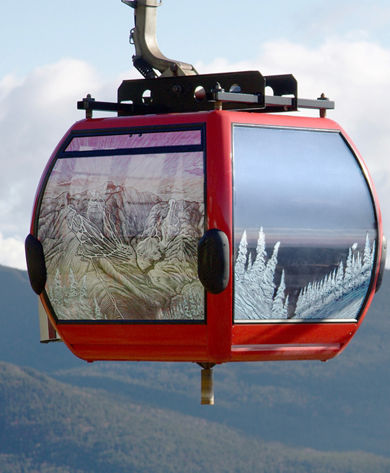 The Gondola Gallery at Stowe by Jim Harris