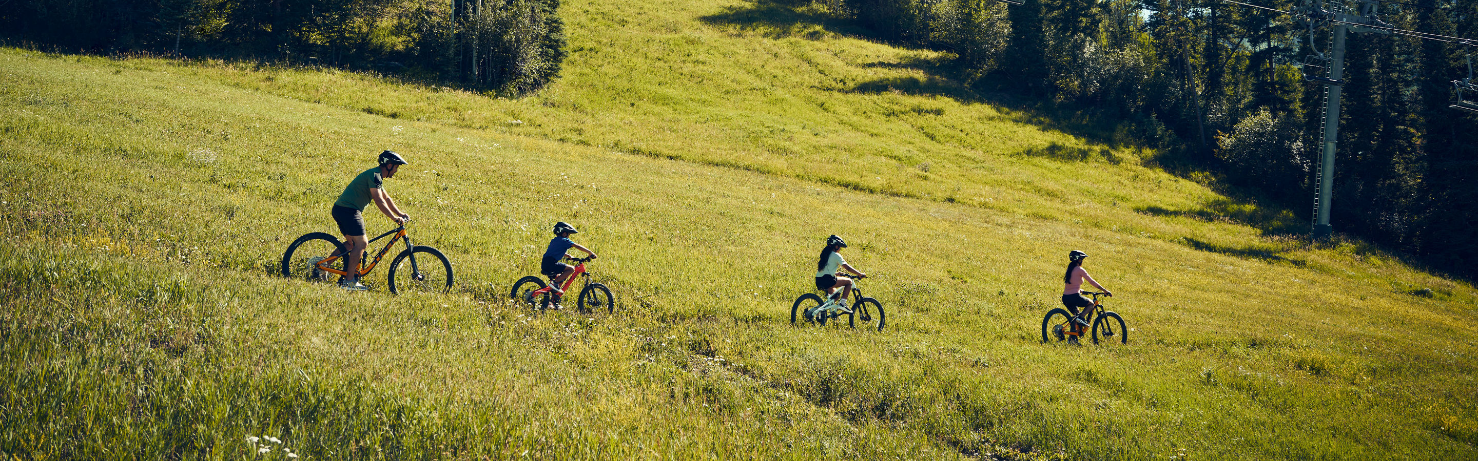 Family Mountain Biking at Beaver Creek Resort Company