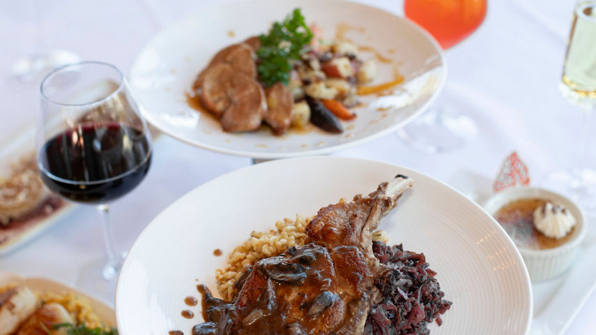 Dinner at Seven Springs Helen's Restaurant