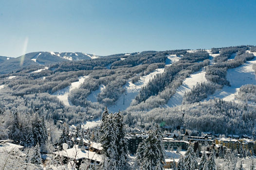 Winter Scenic Shot of Vail Resort Base