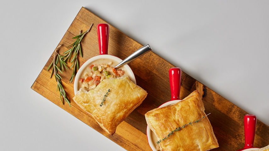 Chicken Pot Pie at Park City Miners Camp