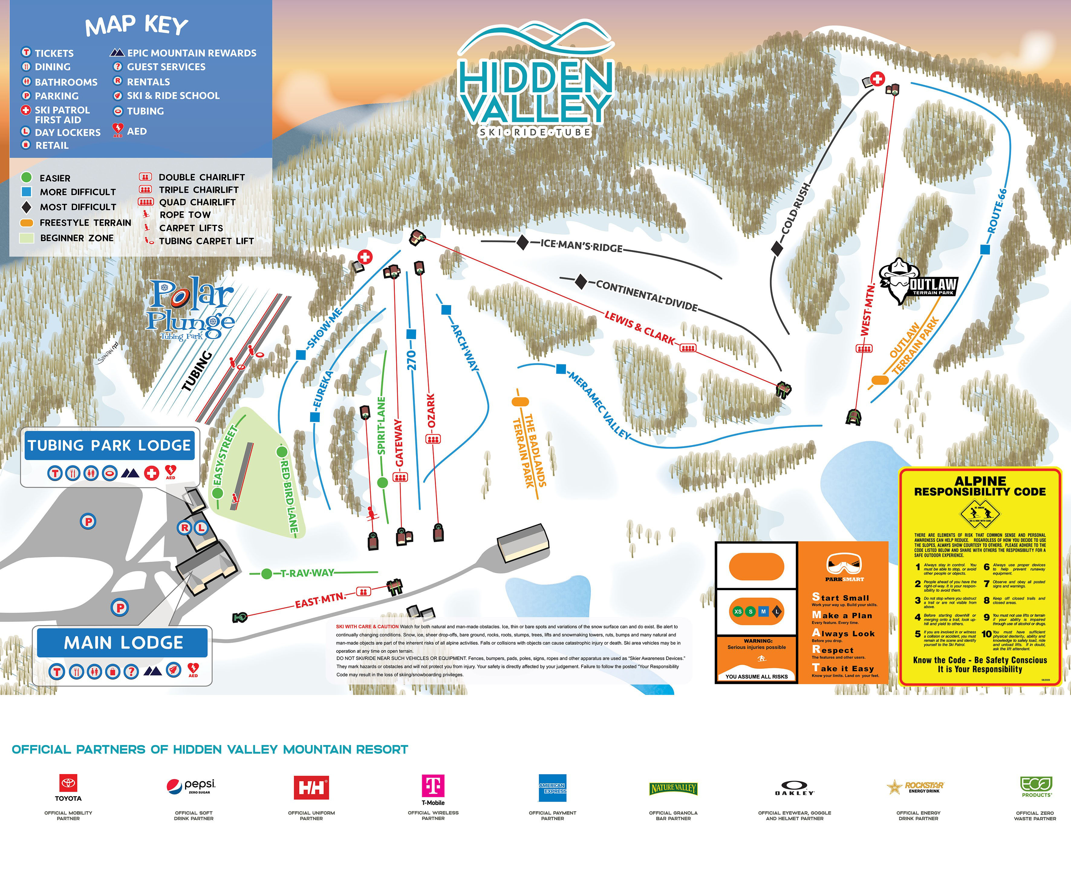 Alpine Valley Resort Trail Map