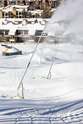 November snowmaking at Crested Butte Mountain Resort