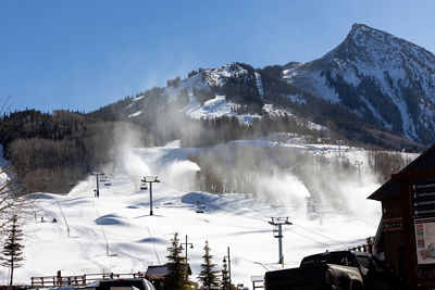 November snowmaking at Crested Butte Mountain Resort
