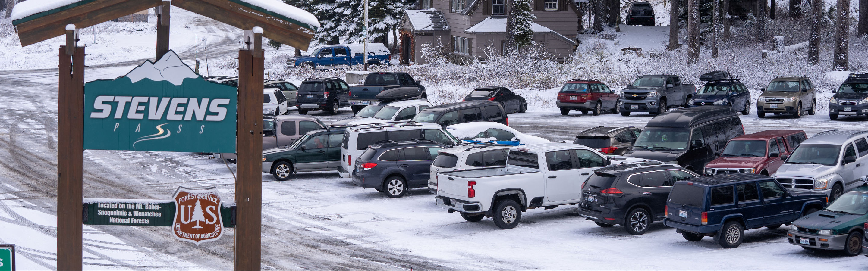 Stevens Pass Parking Lot