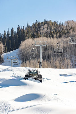 Snow Grooming at Crested Butte