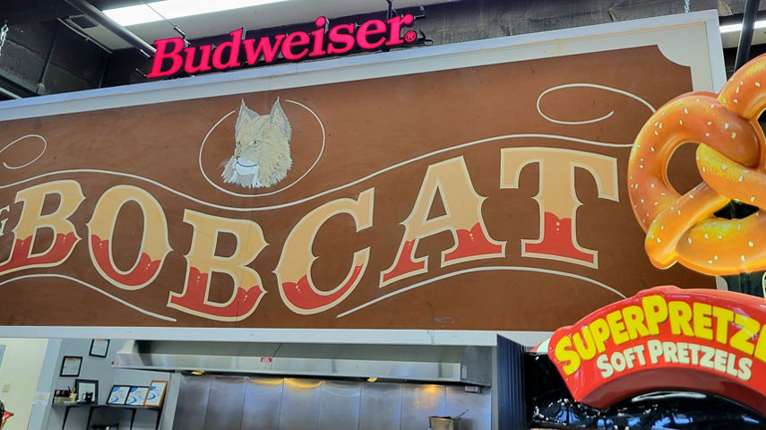 The Bobcat Bar Signage at Wildcat