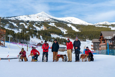 Breckenridge Avalanche Dogs and Ski Patrol Employees