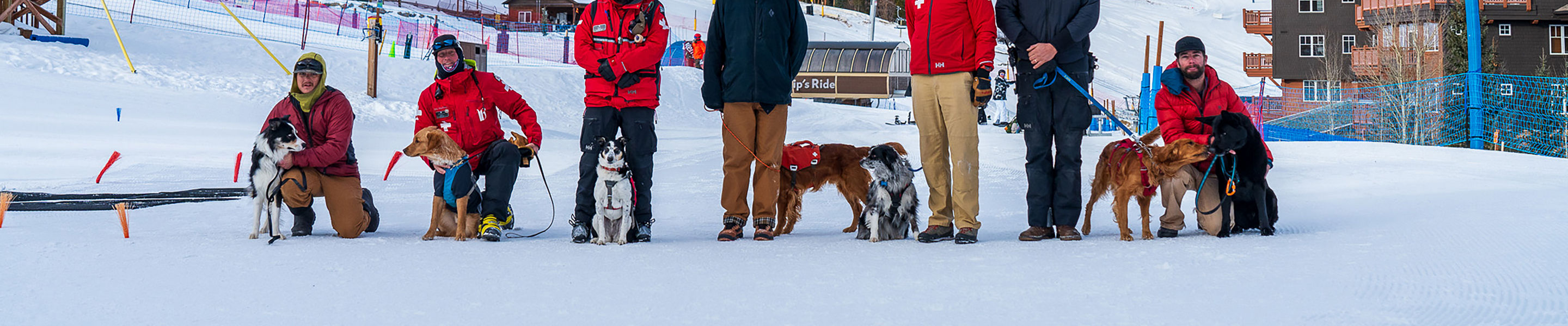 Breckenridge Avalanche Dogs and Ski Patrol Employees
