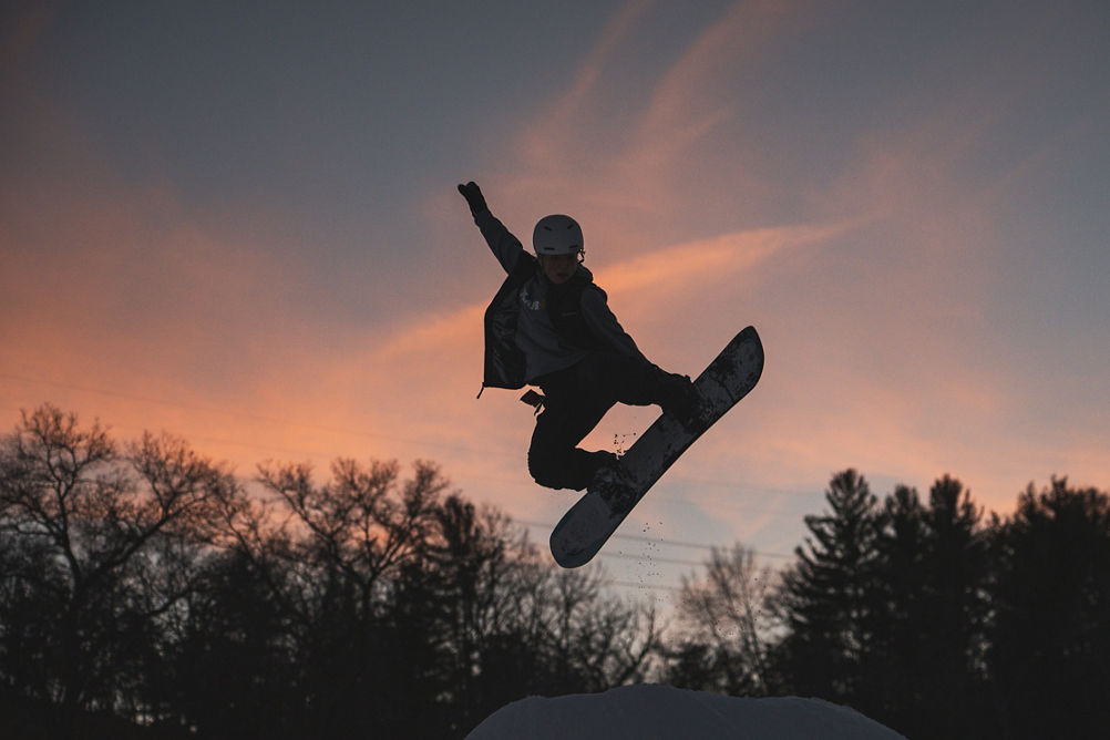Night Skiing and Riding at Afton Alps Terrain Park
