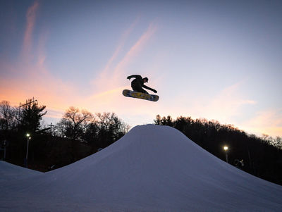 Night Skiing and Riding at Afton Alps Terrain Park