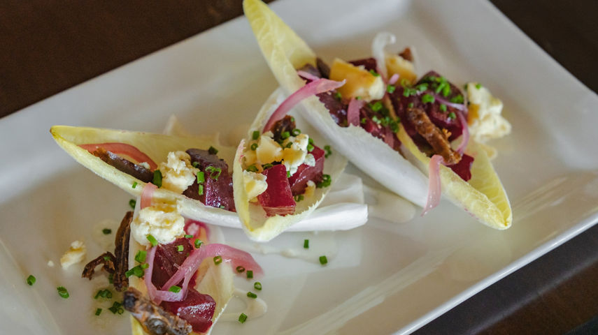 Starter Salad Dish at Whistler Blackcomb Steeps Grill 