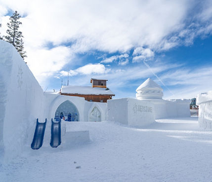 Exterior of Keystone Snow Fort