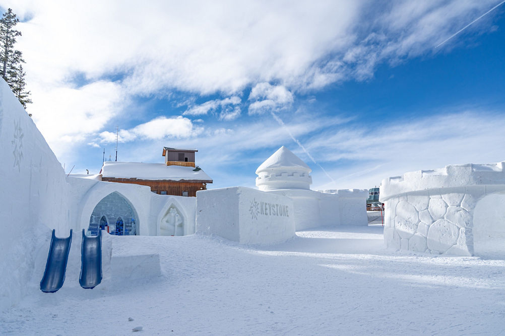 Exterior of Keystone Snow Fort