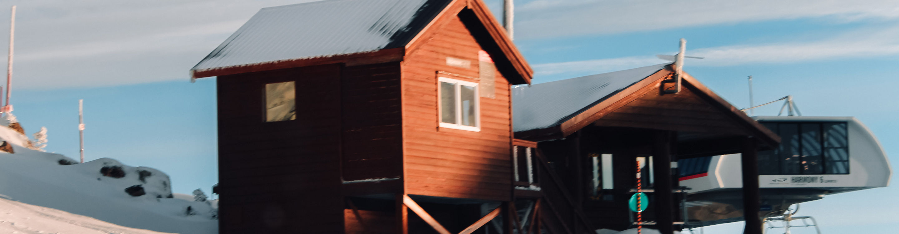 Exterior of Whistler Blackcomb Harmony Hut