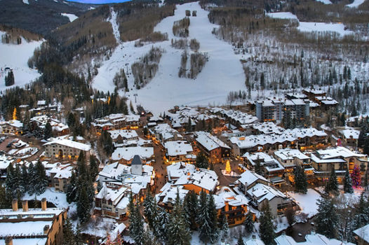 Winter 2023 Holiday Time at Vail Village