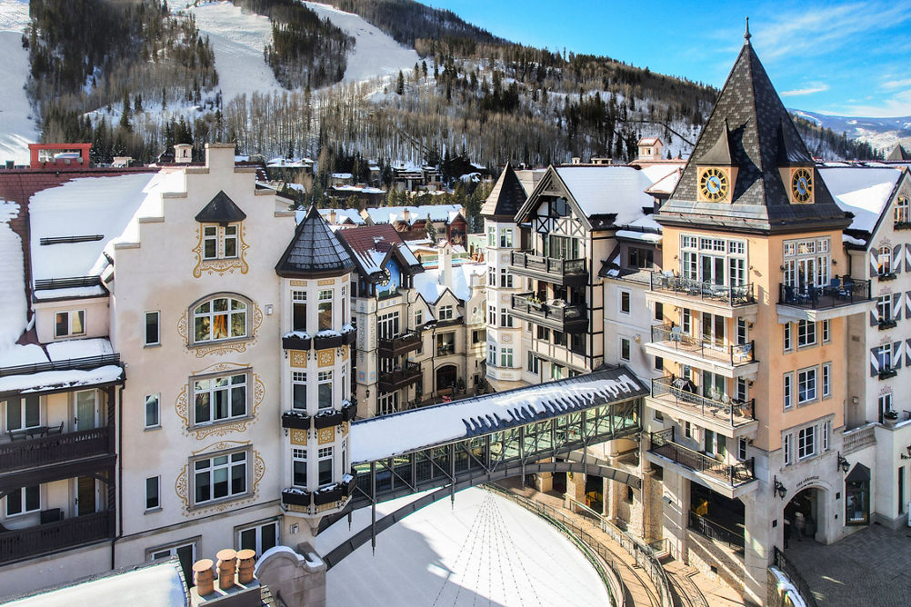 Winter 2023 Holiday Exterior of the Arrabelle at Vail