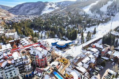 Winter 2023 Holiday Exterior of the Arrabelle at Vail