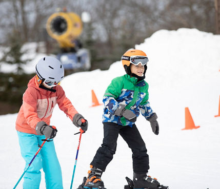 Kids Ski Lesson at Hidden Valley-PA