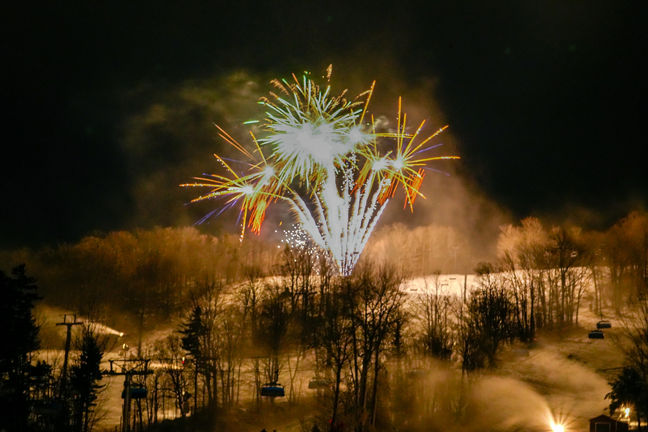 Mount Snow New Year's Eve Fireworks and Torchlight 2023 Event