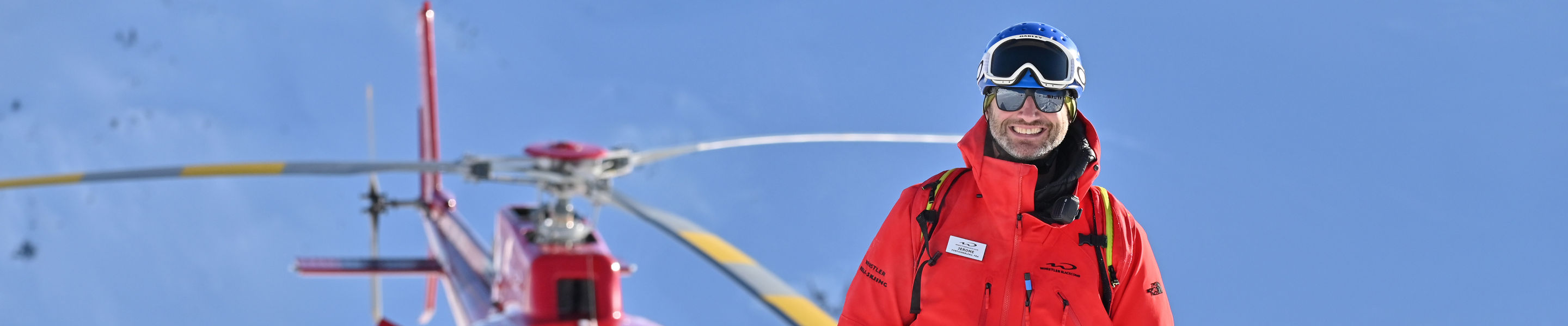 Whistler Heli-Skiing Guide During Heli-Skiing Trip