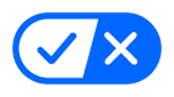 Blue Privacy Icon