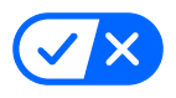 Blue Privacy Icon