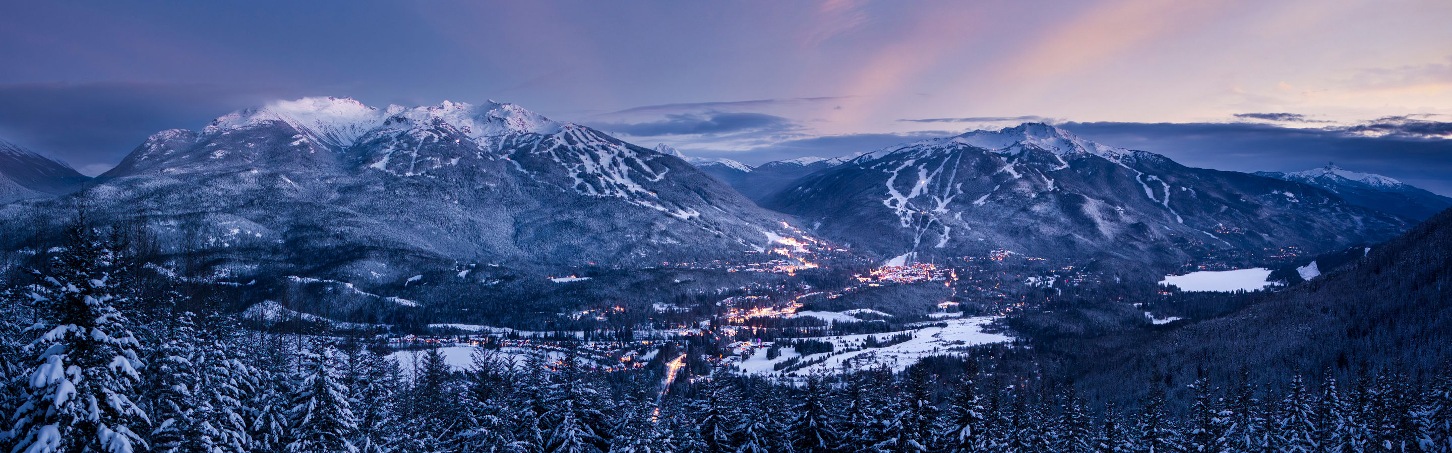 Scenic Winter Landscape at Whistler Blackcomb