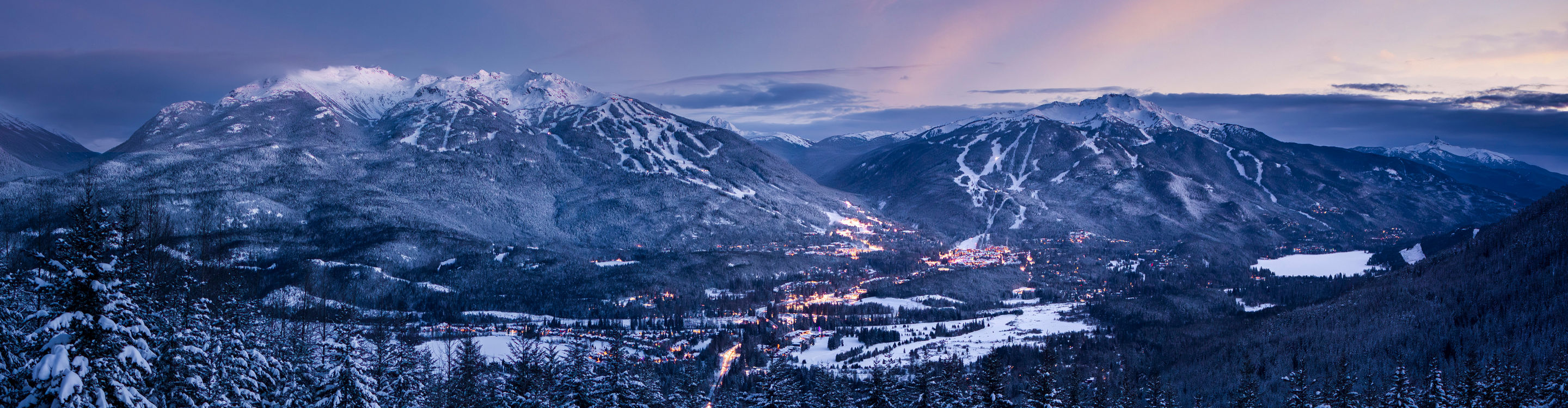 Scenic Winter Landscape at Whistler Blackcomb