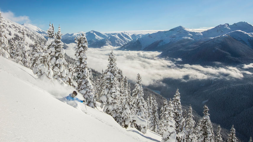 Skiing at Whistler Blackcomb