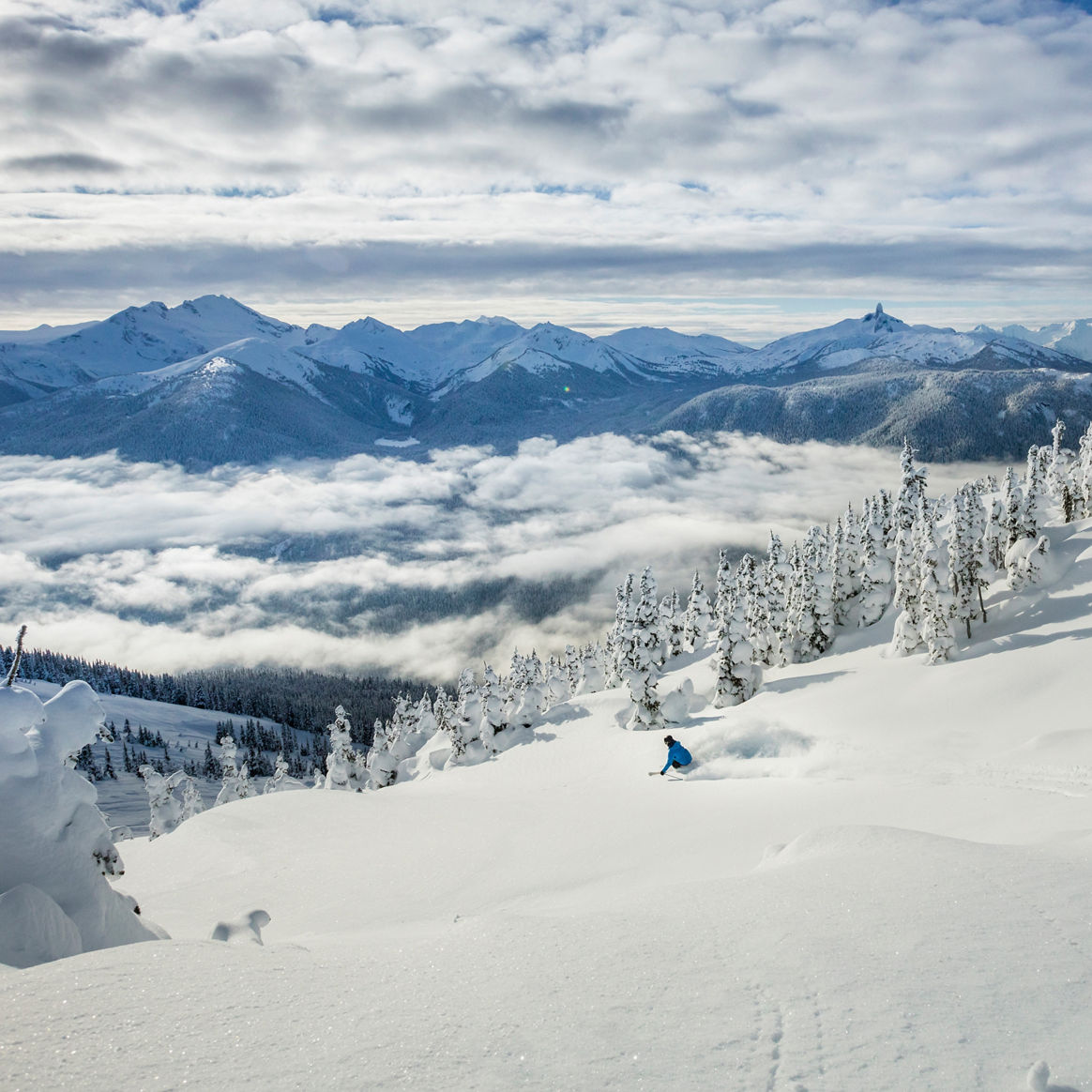 Skiing at Whistler Blackcomb